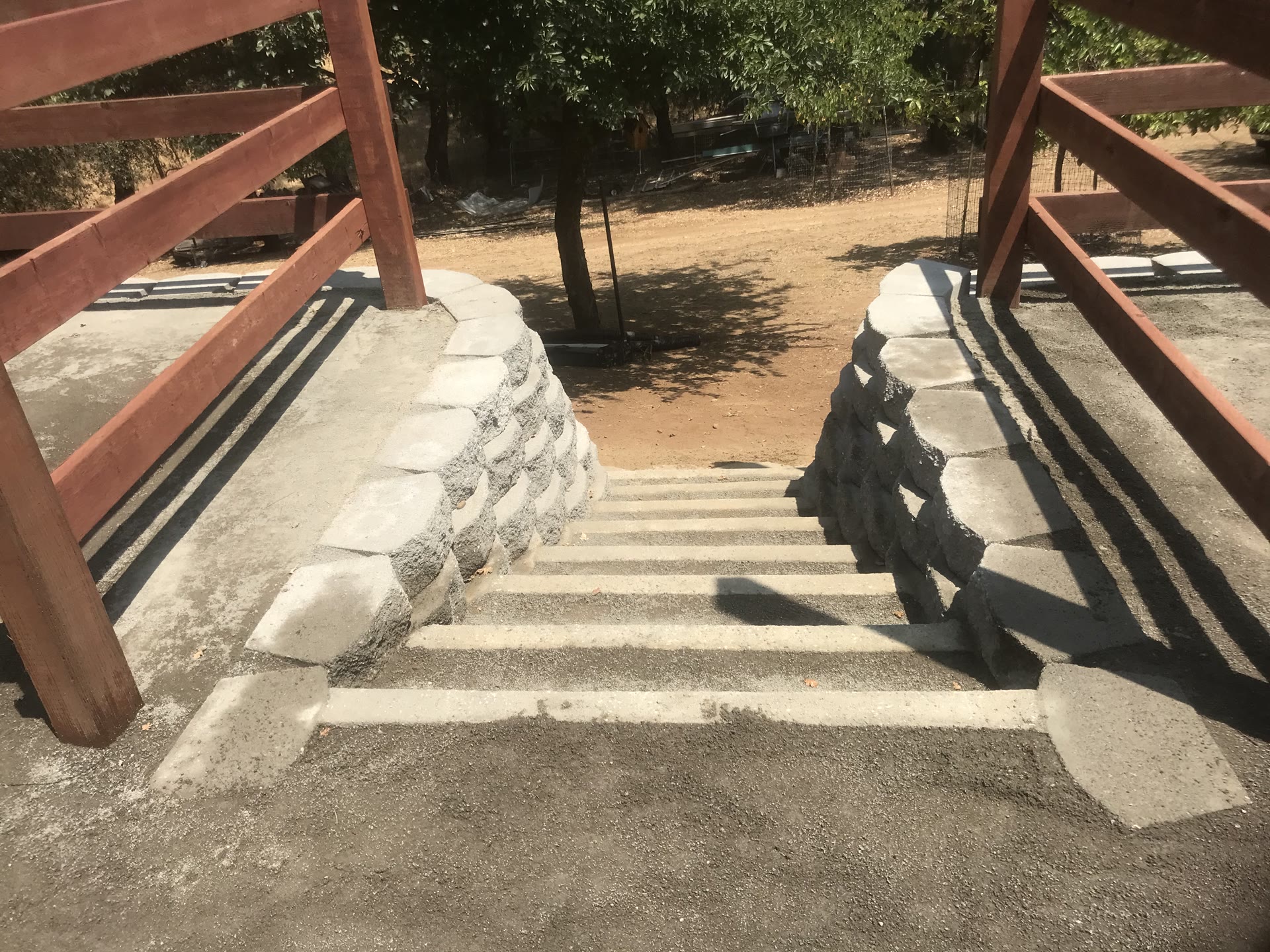 Detailed landscaping work in Amador County
