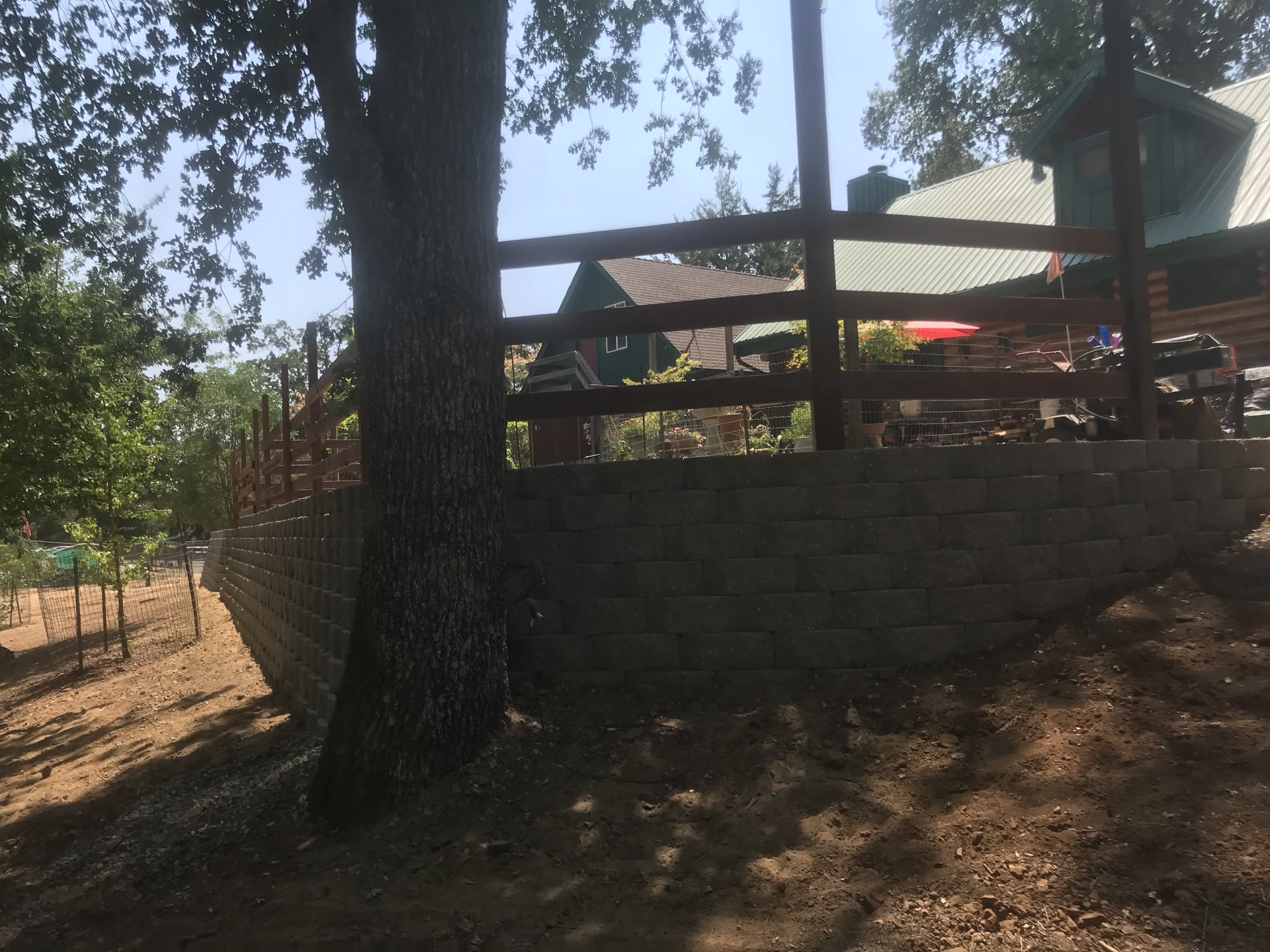Valtierra Landscape real landscaping project Amador County